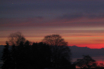 Abendstimmung über dem Zürichsee